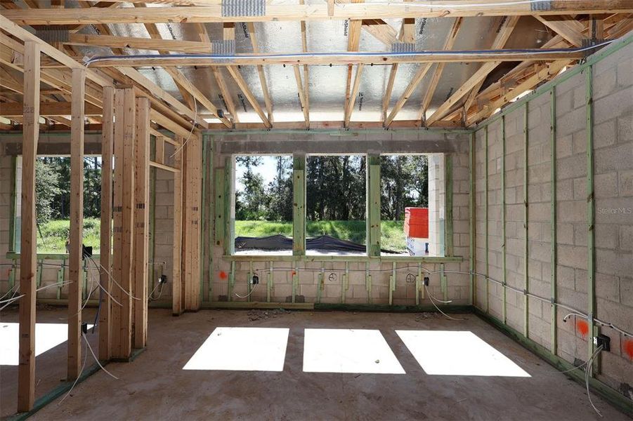 In-progress construction of a new home in Eden at Crossprairie, St. Cloud, FL (Image 7).