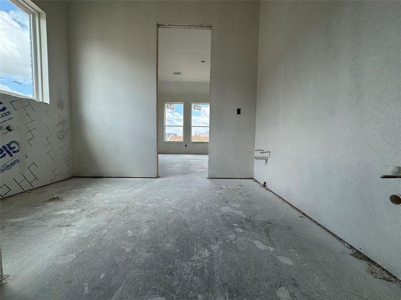 In-progress construction of a new home in Coyote Crossing, Godley, TX (Image 3).
