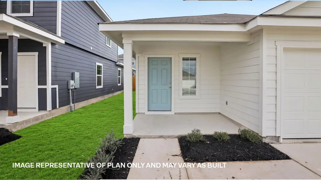 Exterior details and patio area of a home in Durango, Mustang Ridge (Image 3).