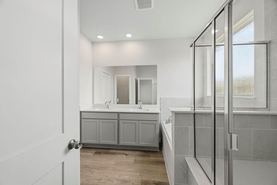 Furnished interior view inside a new home in Park Hill Villas, Stafford (Image 11).