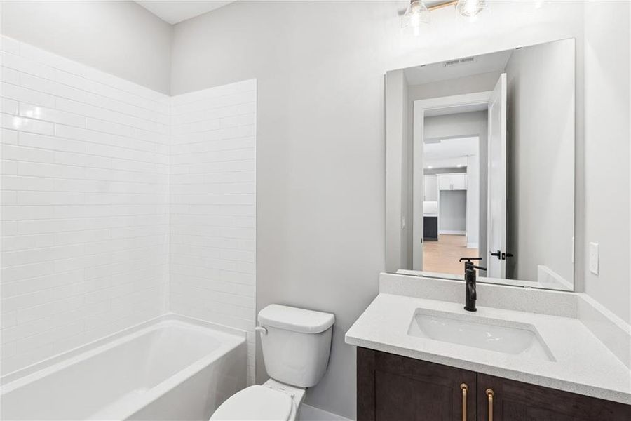 Furnished interior view inside a new home in Havencroft, Woodstock (Image 8). Furnished interior view inside a new home in Havencroft, Woodstock (Image 8).