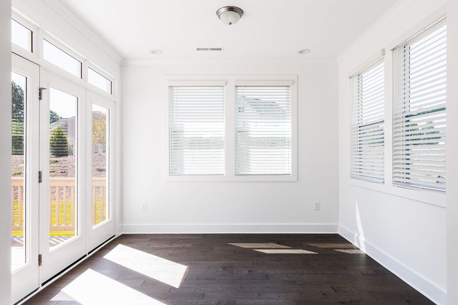 Spacious, unfurnished interior of a new home in High Grove Oaks, Fuquay Varina (Image 26). Spacious, unfurnished interior of a new home in High Grove Oaks, Fuquay Varina (Image 26).