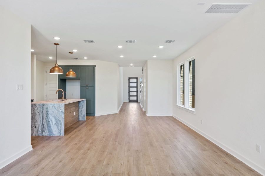 Furnished interior view inside a new home in Flora, Hutto (Image 13).