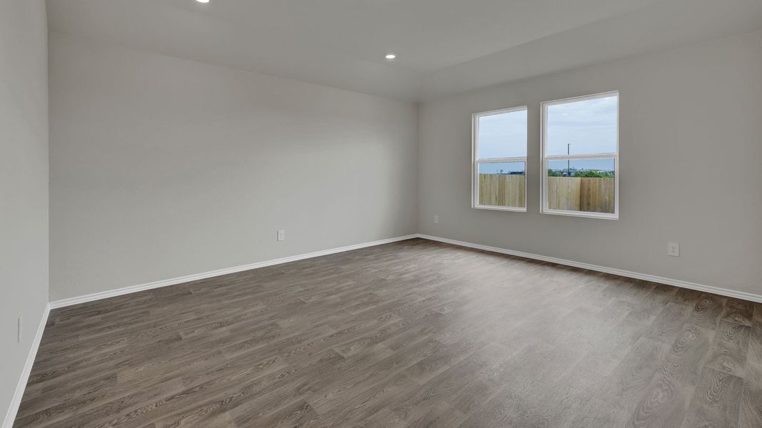 Representative unfurnished interior of a home built from the The Denton by D.R. Horton in Swenson Heights, Seguin (Image 16). Representative unfurnished interior of a home built from the The Denton by D.R. Horton in Swenson Heights, Seguin (Image 16).