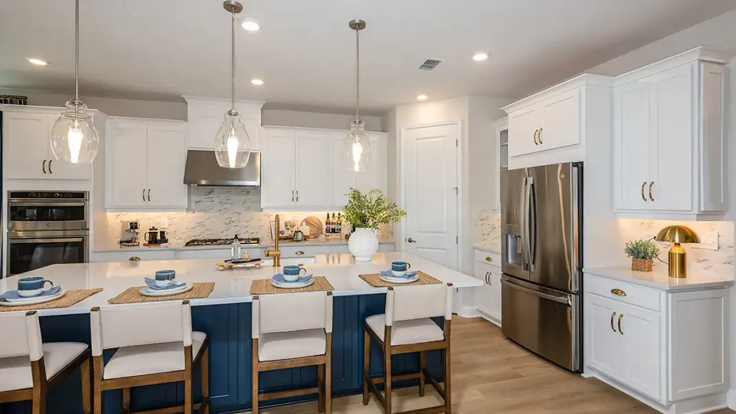 Representative furnished interior of a home built from the Montauk by Taylor Morrison in Azure at Solaeris, Port St. Lucie (Image 9).