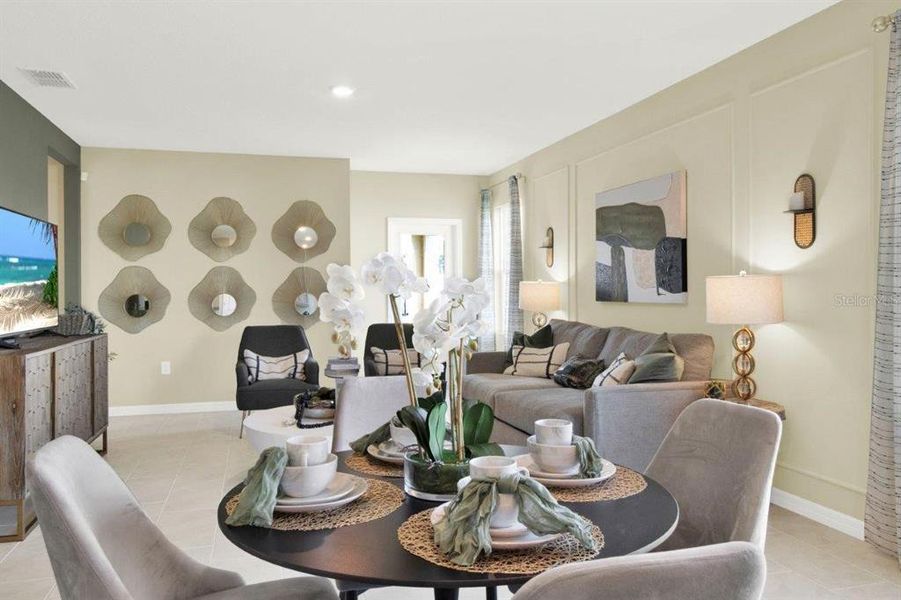 Furnished interior view inside a new home in Villamar, Winter Haven (Image 5).