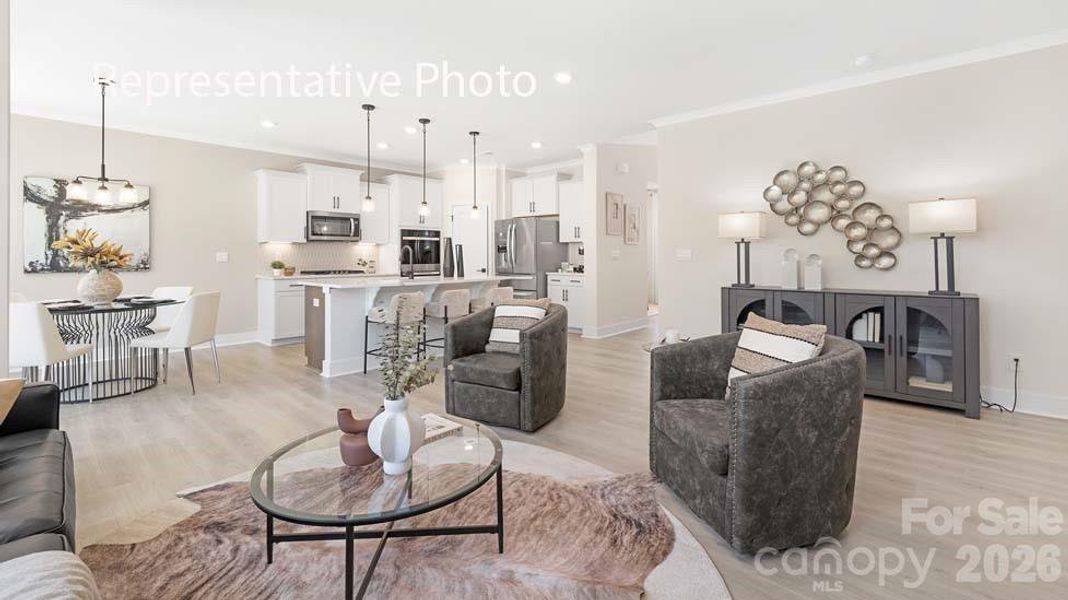 Furnished interior view inside a new home in Oak Grove Hill, Huntersville (Image 21).