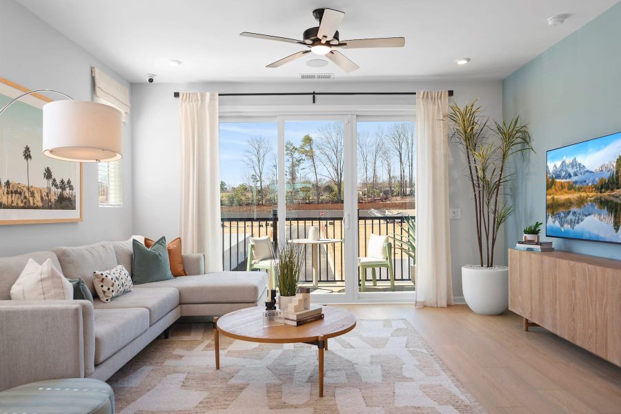 Representative furnished interior of a home built from the Braden by Tri Pointe Homes in Southmont, Charlotte (Image 16). Representative furnished interior of a home built from the Braden by Tri Pointe Homes in Southmont, Charlotte (Image 16).
