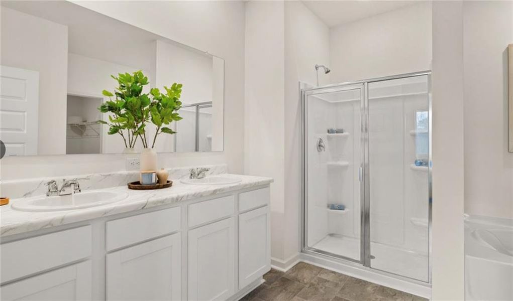 Furnished interior view inside a new home in Twin Lakes, Hoschton (Image 7).