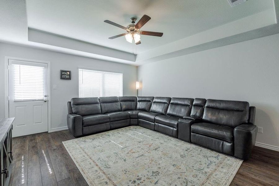 Great open-concept with luxury vinyl plank flooring and lots of light Great open-concept with luxury vinyl plank flooring and lots of light