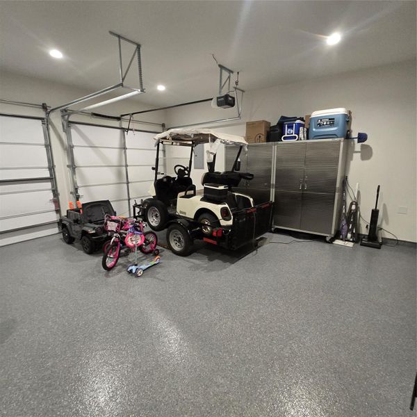 VIEW 2 OF 3 CAR GARAGE WITH ROOM FOR GOLF CART VIEW 2 OF 3 CAR GARAGE WITH ROOM FOR GOLF CART