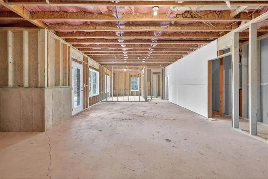 In-progress construction of a new home in , Gainesville, GA (Image 77).