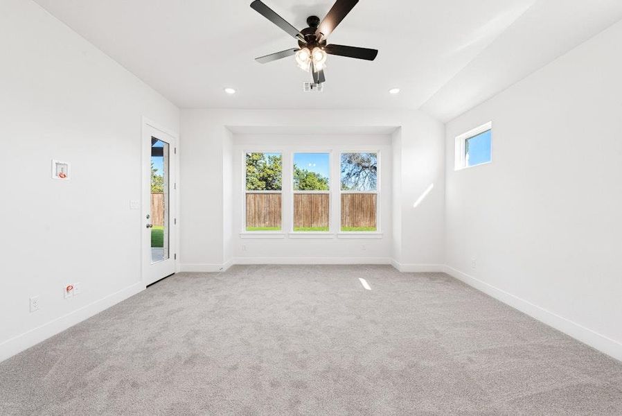 Spacious, unfurnished interior of a new home in Riverstone, Georgetown (Image 27). Spacious, unfurnished interior of a new home in Riverstone, Georgetown (Image 27).