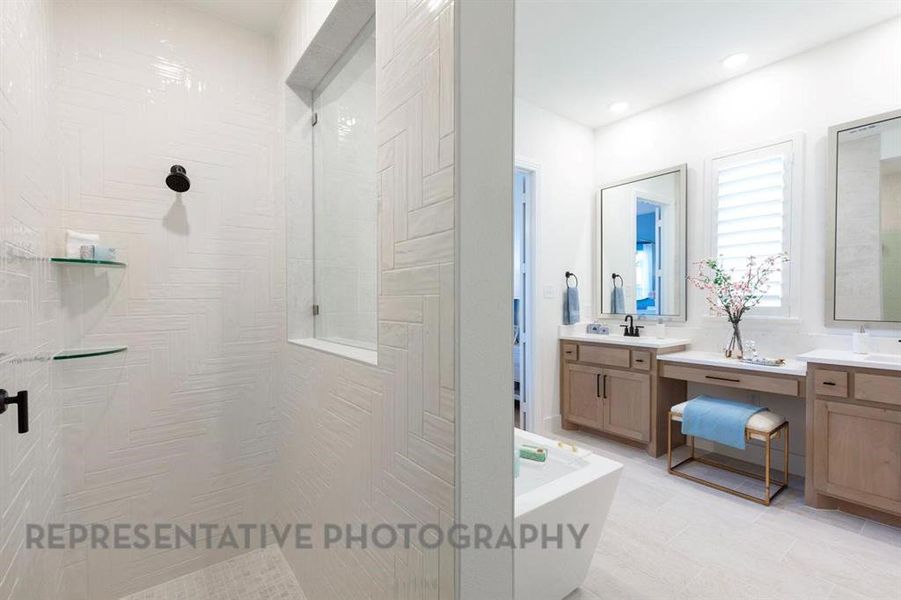 Furnished interior view inside a new home in Sonoma Verde: 70ft. lots, McLendon-Chisholm (Image 4). Furnished interior view inside a new home in Sonoma Verde: 70ft. lots, McLendon-Chisholm (Image 4).