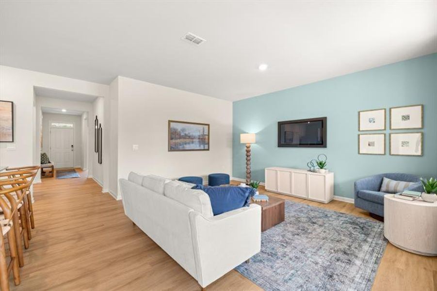 Furnished interior view inside a new home in Northberry, Rome (Image 9).