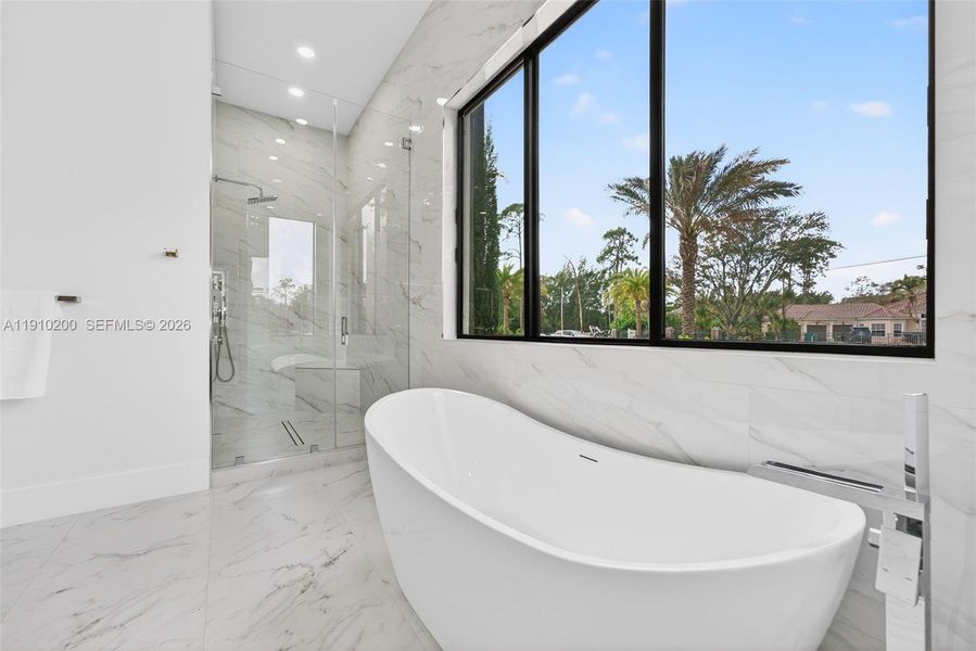 Furnished interior view inside a new home in , Parkland (Image 17).