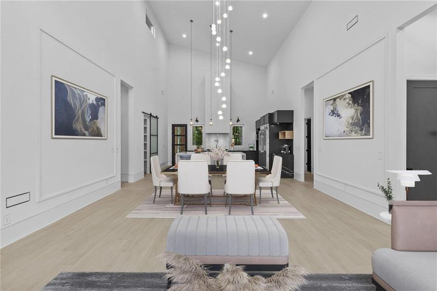 Furnished interior view inside a new home in , Winder (Image 41).