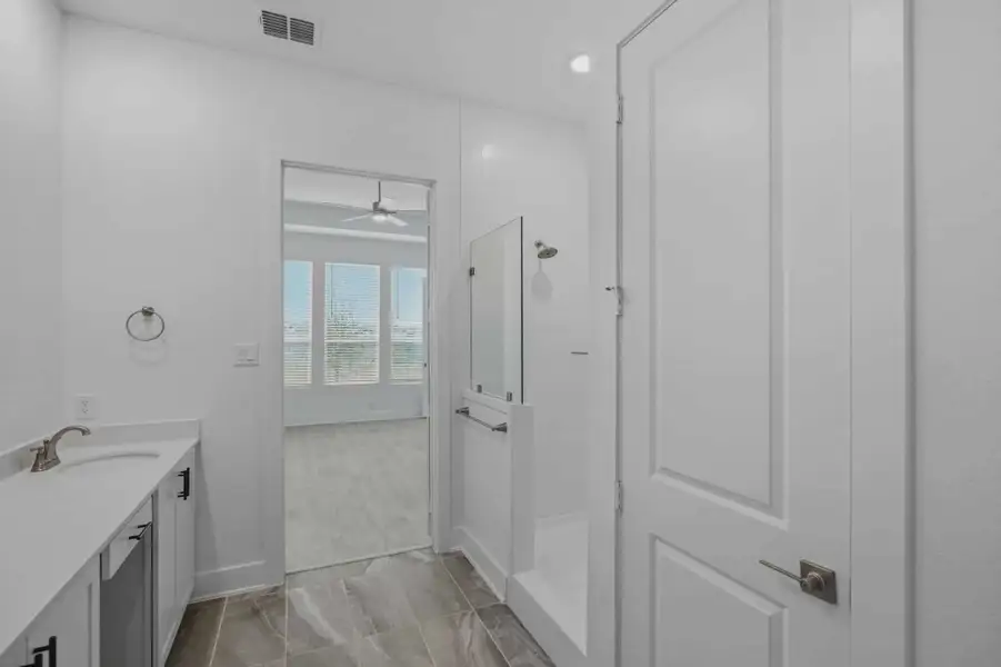 Representative furnished interior of a home built from the Talos by Chesmar Homes in Prominence Urban, San Antonio (Image 4).
