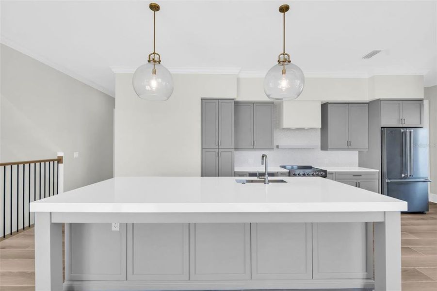 Furnished interior view inside a new home in , St. Petersburg (Image 9).