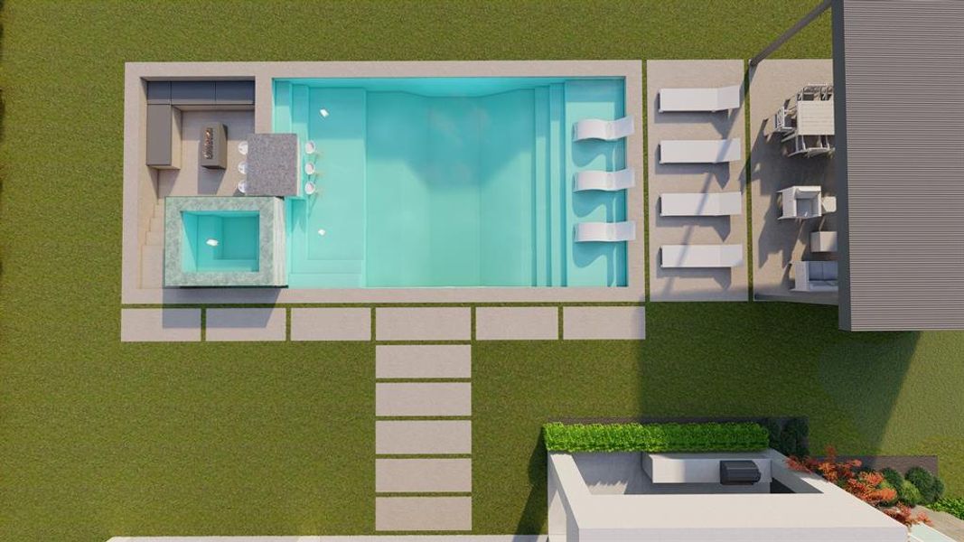 Exterior details and patio area of a home in , Frisco (Image 30).