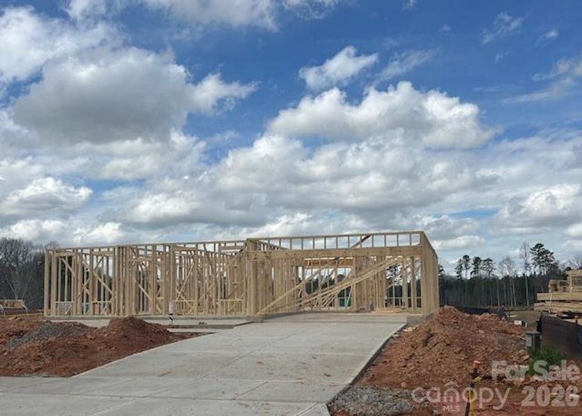 In-progress construction of a new home in Michaux Gardens, Belmont, NC (Image 14). In-progress construction of a new home in Michaux Gardens, Belmont, NC (Image 14).