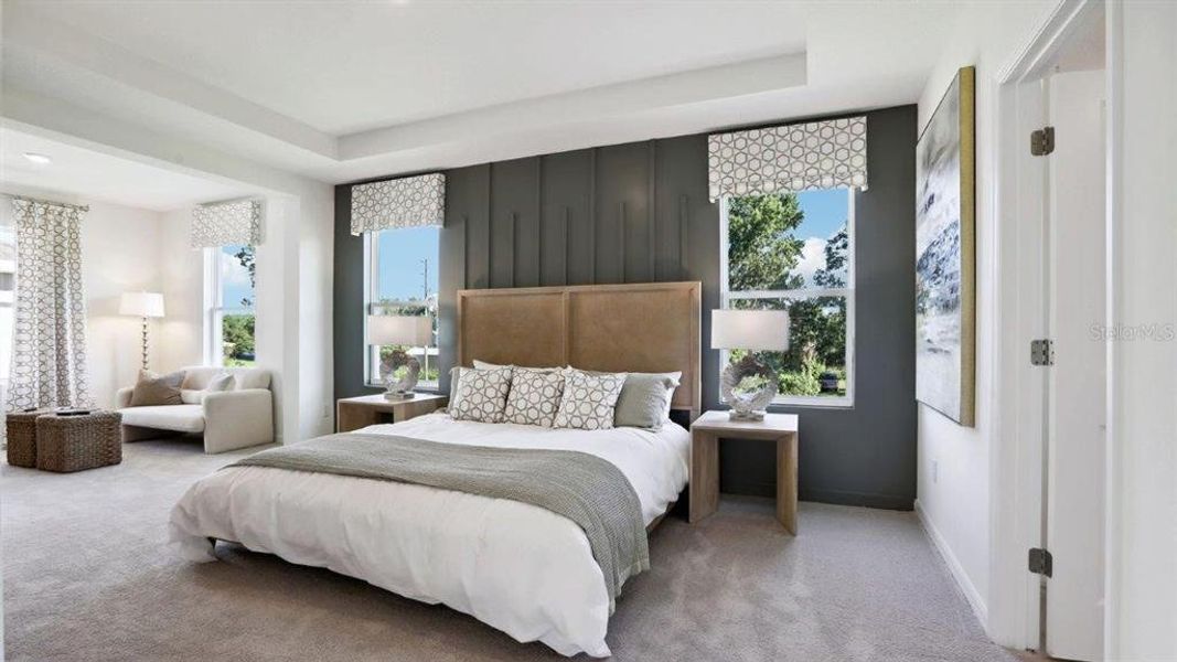 Furnished interior view inside a new home in , Wesley Chapel (Image 25).