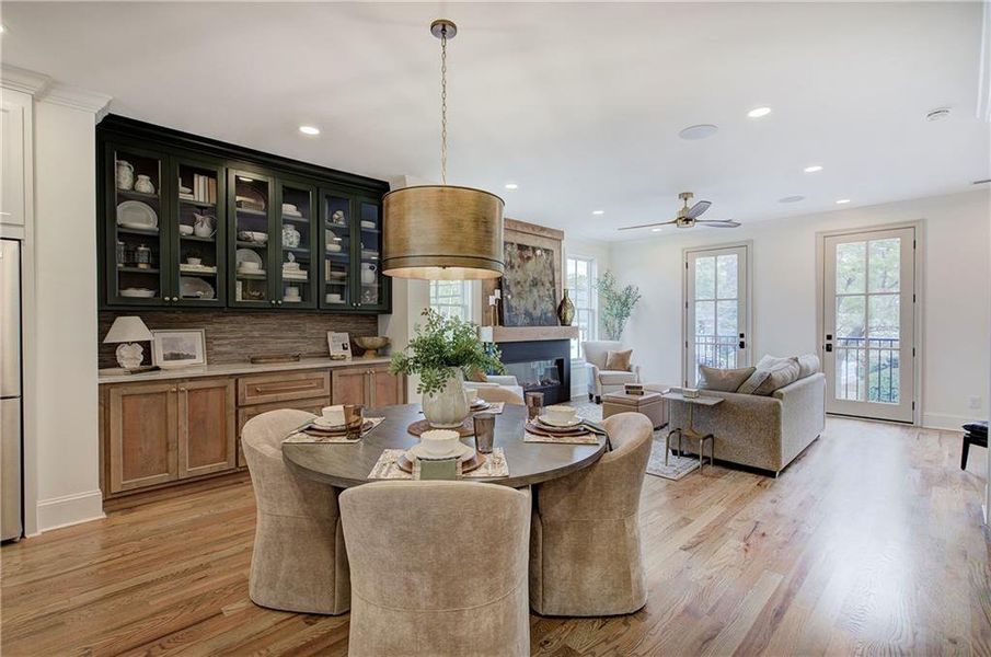 Furnished interior view inside a new home in , Cartersville (Image 18).
