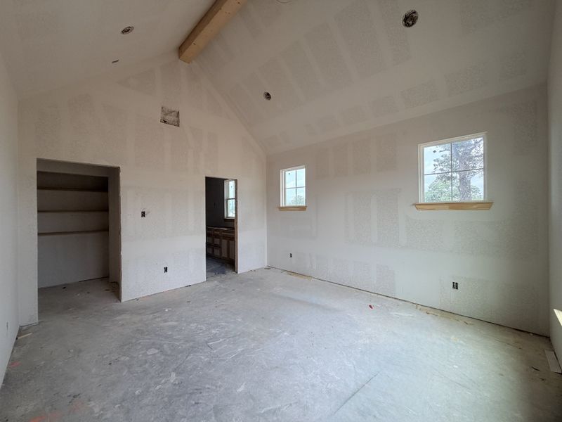 In-progress construction of a new home in Monarch Manor, Poolville, TX (Image 46).