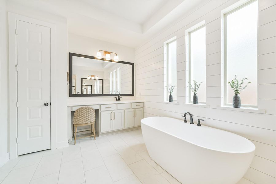 Furnished interior view inside a new home in Woodforest – 60', Montgomery (Image 18).