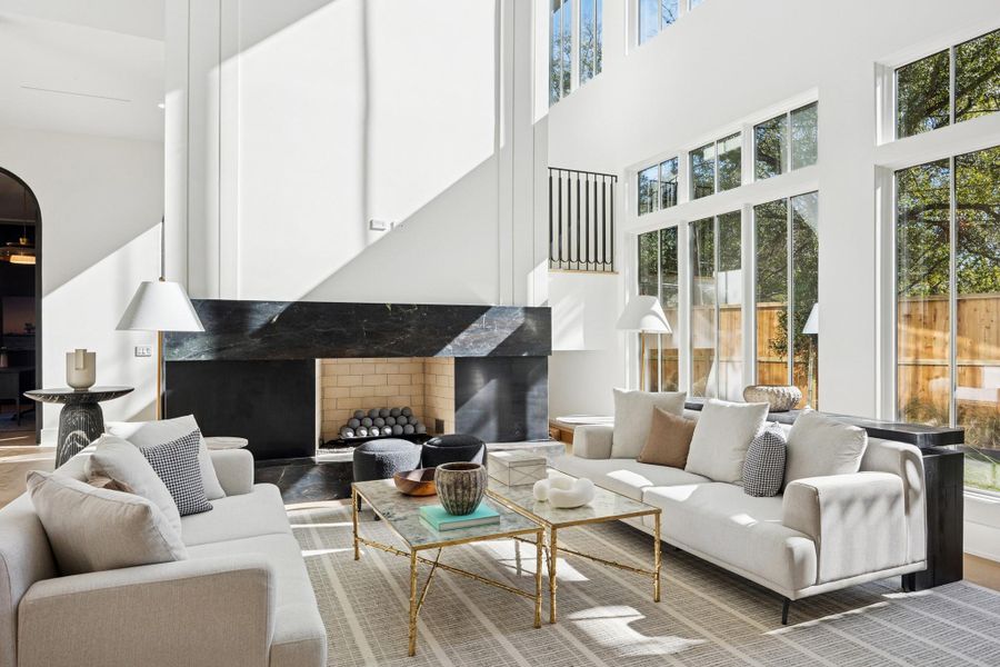 Furnished interior view inside a new home in , Houston (Image 3).