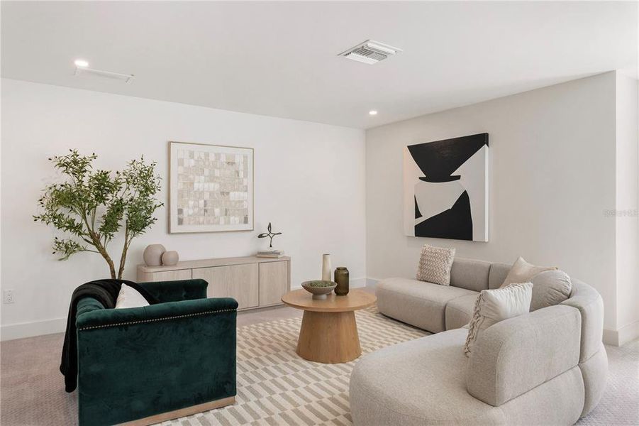 Furnished interior view inside a new home in , Tampa (Image 41).