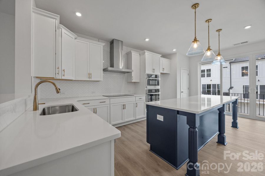 Furnished interior view inside a new home in The River District Townhomes, Charlotte (Image 5).