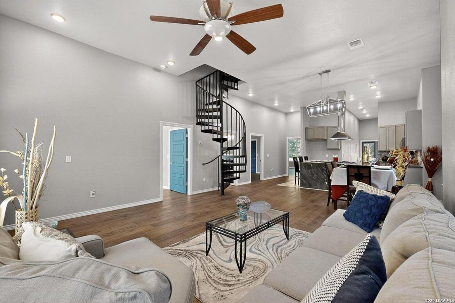 Furnished interior view inside a new home in , San Antonio (Image 12). Furnished interior view inside a new home in , San Antonio (Image 12).