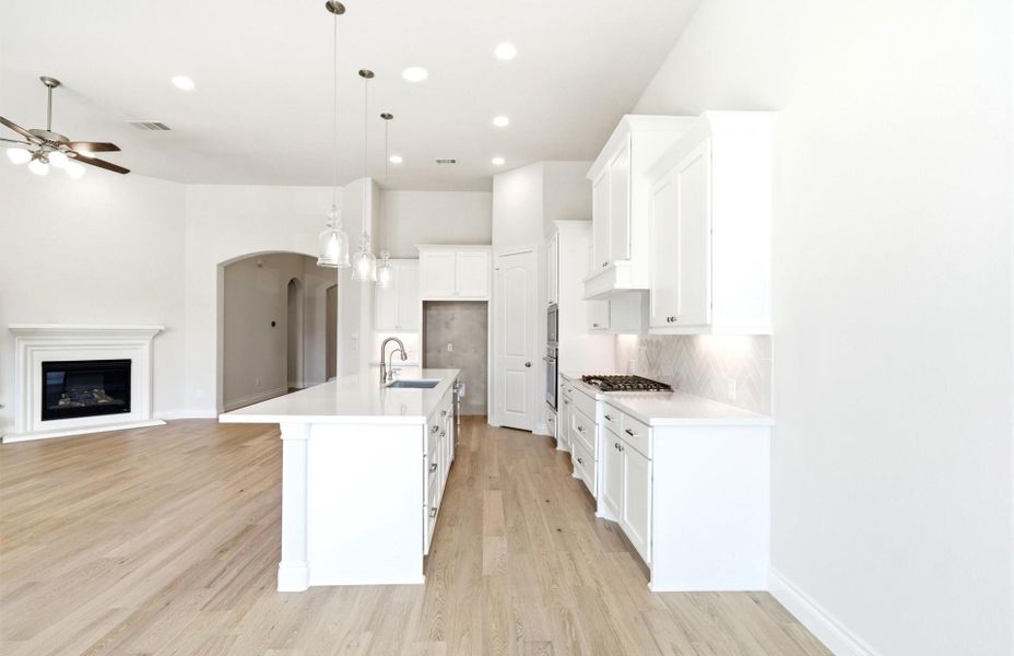 Furnished interior view inside a new home in The Highlands 55′, Porter (Image 13).