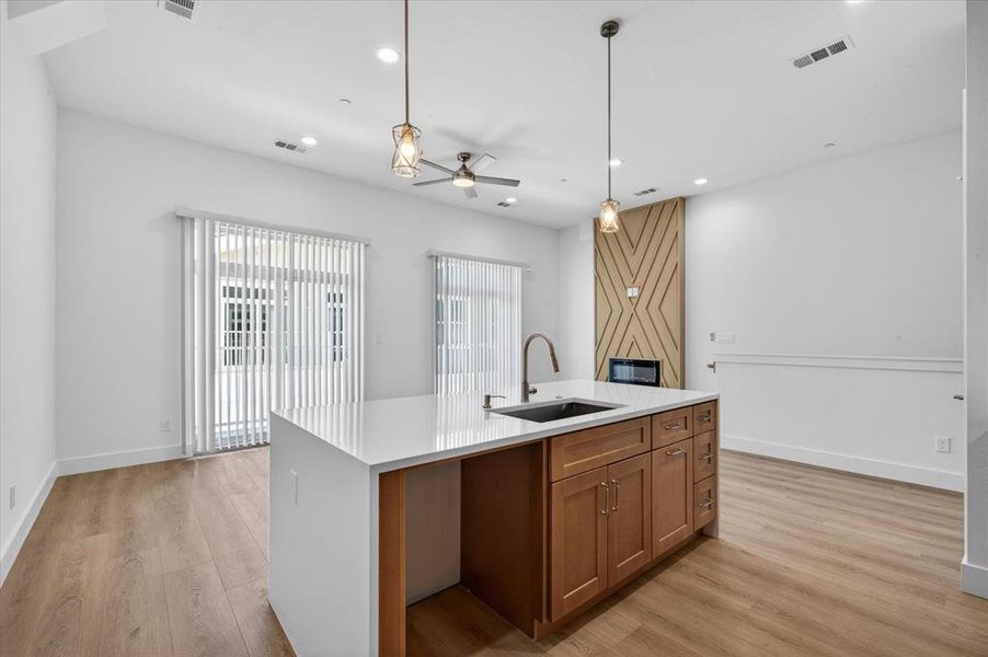 Furnished interior view inside a new home in , Dallas (Image 13). Furnished interior view inside a new home in , Dallas (Image 13).