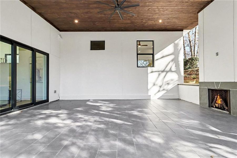 Exterior details and patio area of a home in , Atlanta (Image 32). Exterior details and patio area of a home in , Atlanta (Image 32).