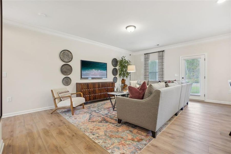 Furnished interior view inside a new home in Southbend, Rome (Image 8).
