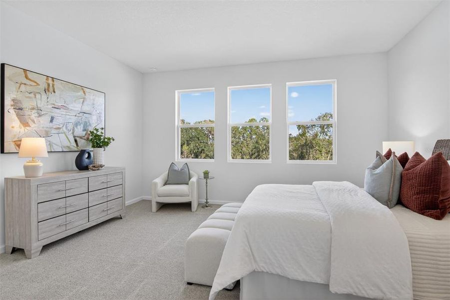 Furnished interior view inside a new home in Rainwood, Clermont (Image 10).