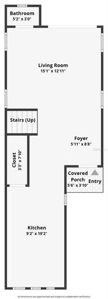 2D floor plan layout of this home in , Tampa, FL (Image 6).