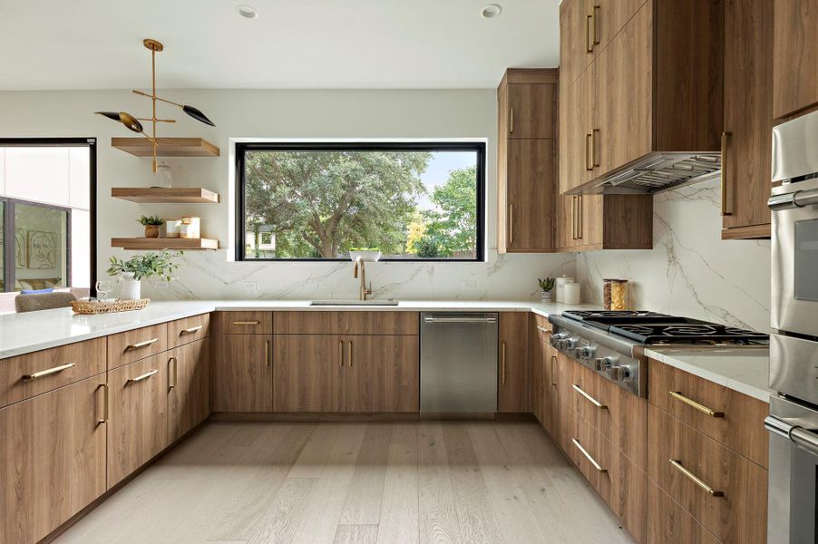 Furnished interior view inside a new home in , Austin (Image 33).