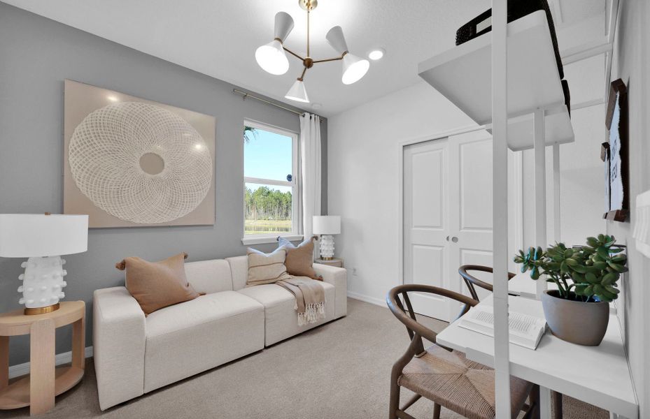 Representative furnished interior of a home built from the Highgate by Pulte Homes in Seminole Palms, Palm Coast (Image 14).