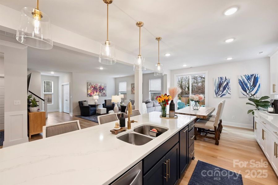 Furnished interior view inside a new home in , Charlotte (Image 12).