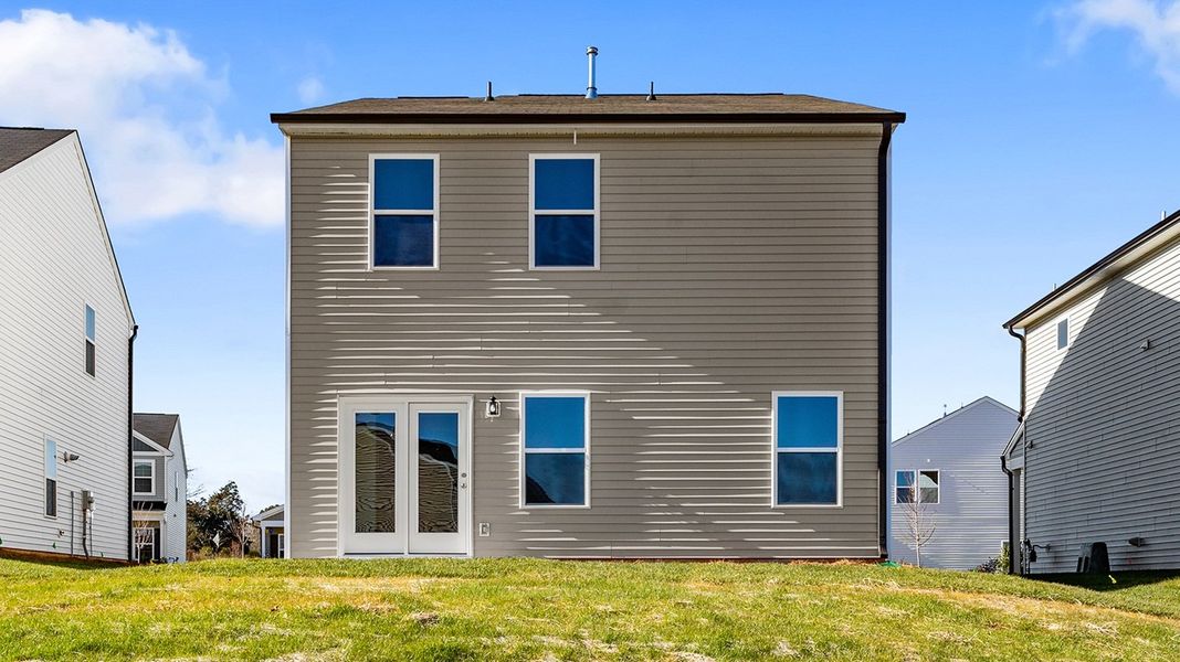 Exterior details and patio area of a home in Bell West, Kernersville (Image 3).