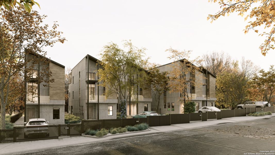 Front exterior of a new home in , San Antonio, TX, highlighting curb appeal (Image 15).