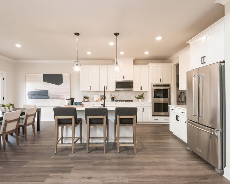 Furnished interior view inside a new home in Vines at Mill Creek - Legacy Series, Braselton (Image 9).
