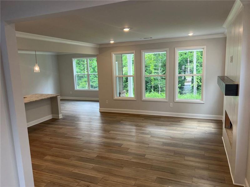 Spacious, unfurnished interior of a new home in Crofton Place Enclave, Snellville (Image 48). Spacious, unfurnished interior of a new home in Crofton Place Enclave, Snellville (Image 48).