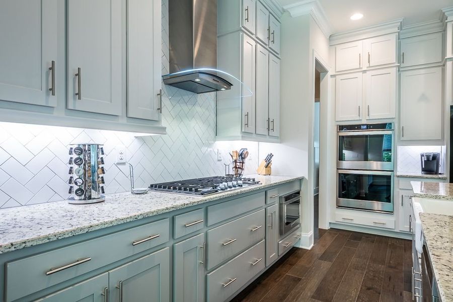 Representative furnished interior of a home built from the Columbia by Greybrook Homes in Harbor Watch, Statesville (Image 12).