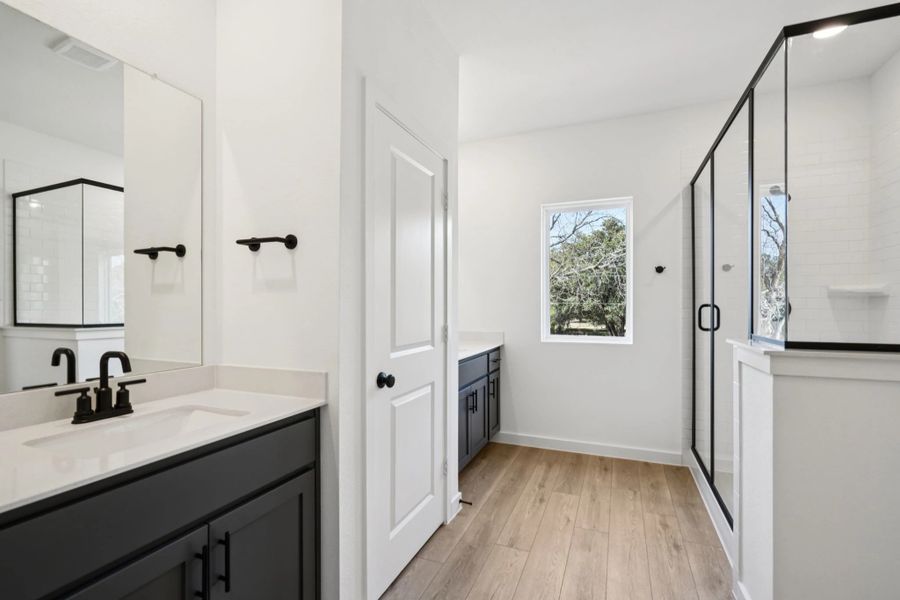 Primary Bathroom featuring the Minimalist Collection Primary Bathroom featuring the Minimalist Collection