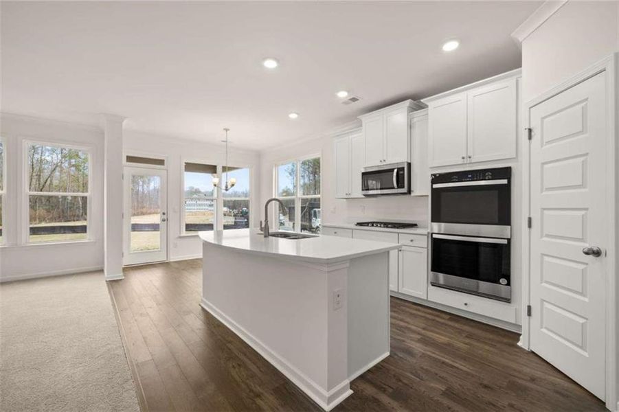 Furnished interior view inside a new home in Wildwood, Covington (Image 7).