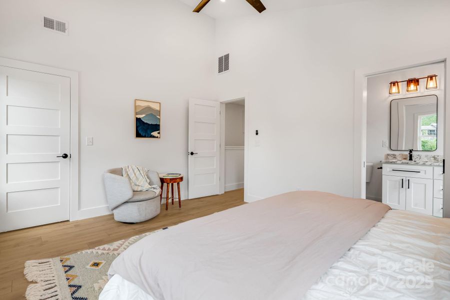 Furnished interior view inside a new home in , Asheville (Image 22).